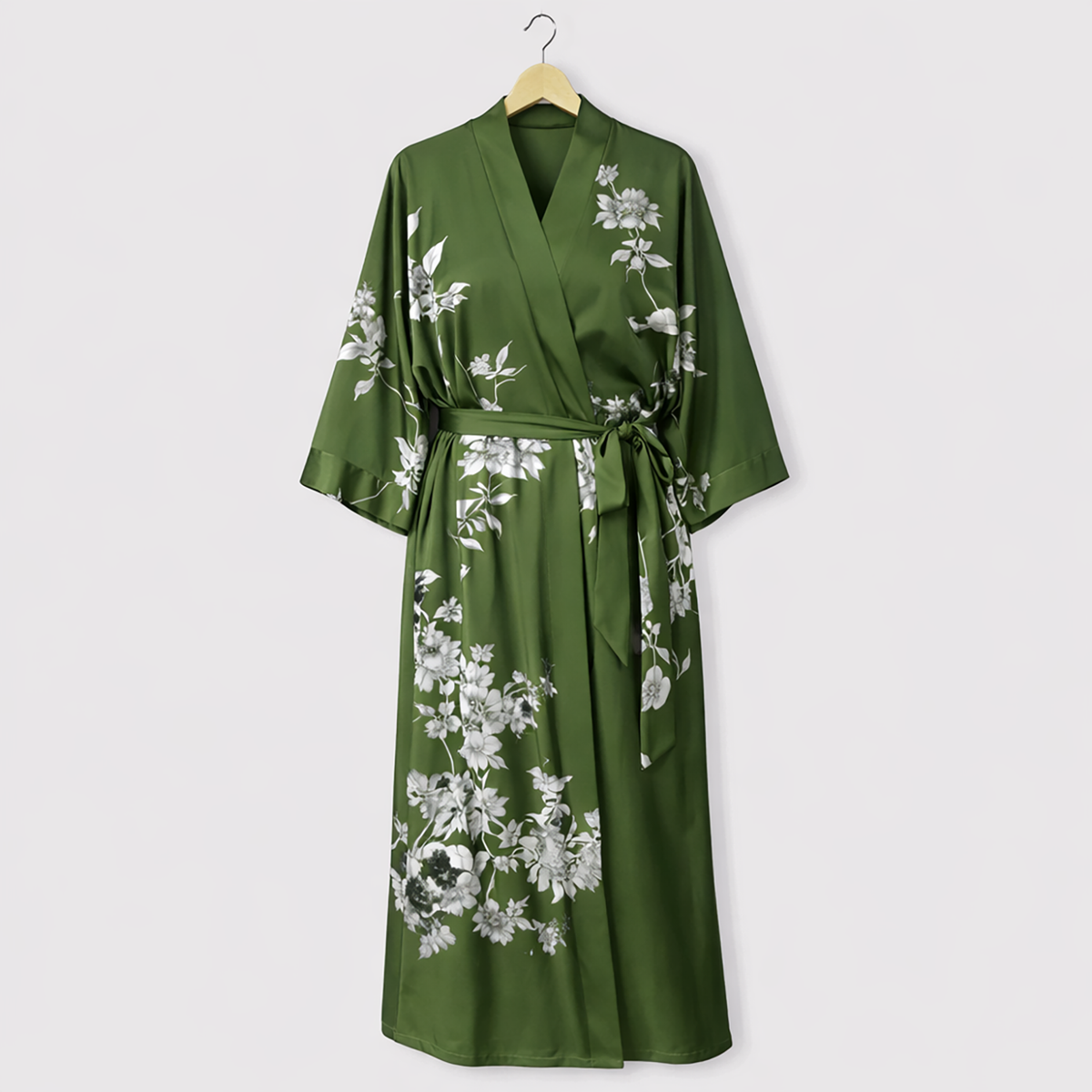 Blossom Satin Kimono