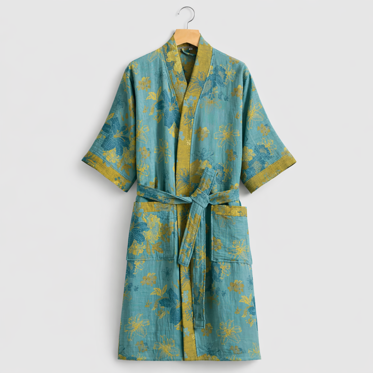 Botanical Cotton Robe