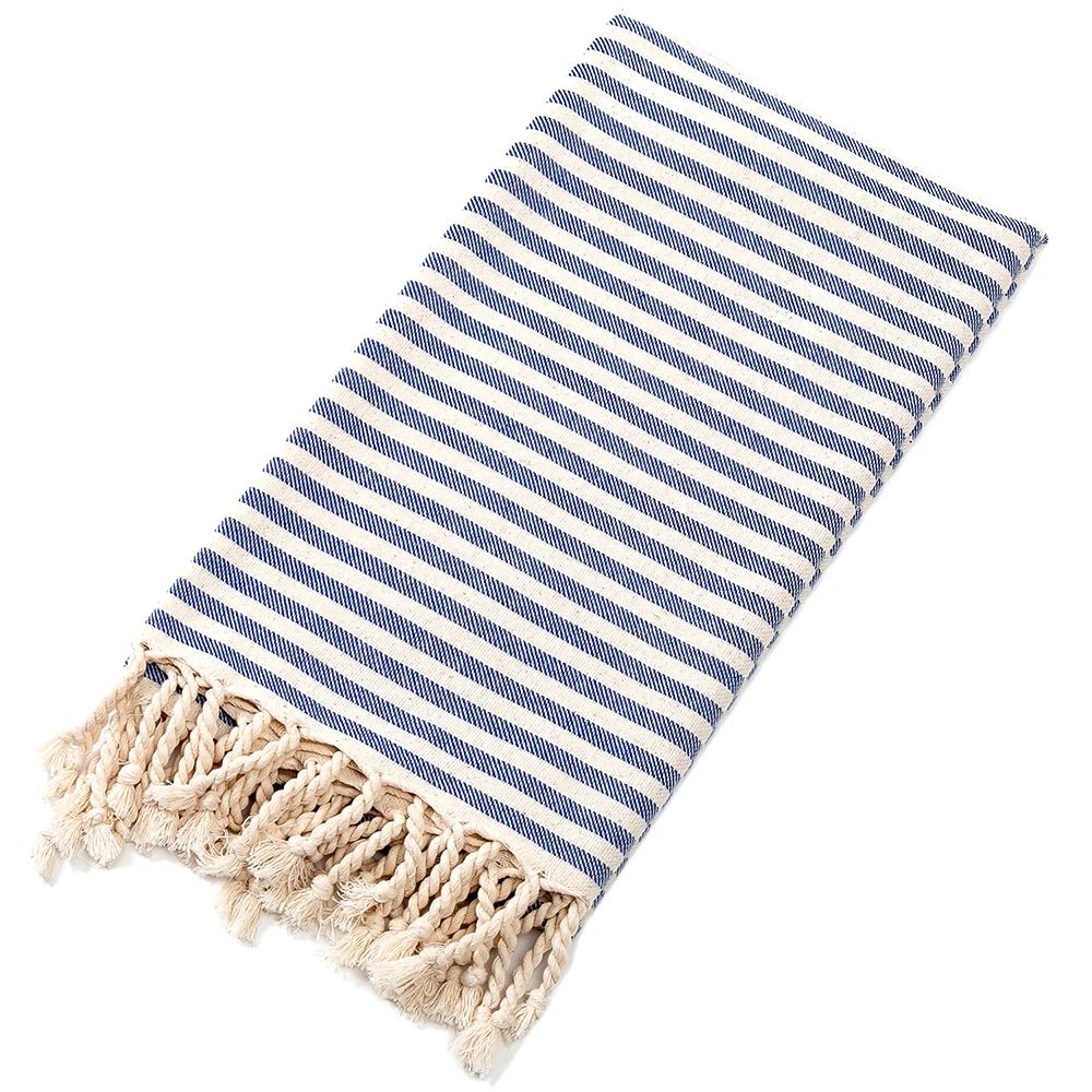 Coastline Hammam Towel — Navy Blue