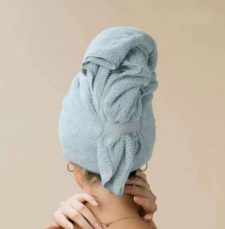 Plush Loop Hair Towel – Fold & Tide