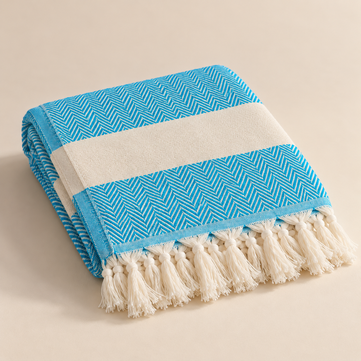 Chevron Border Hammam – Fold & Tide