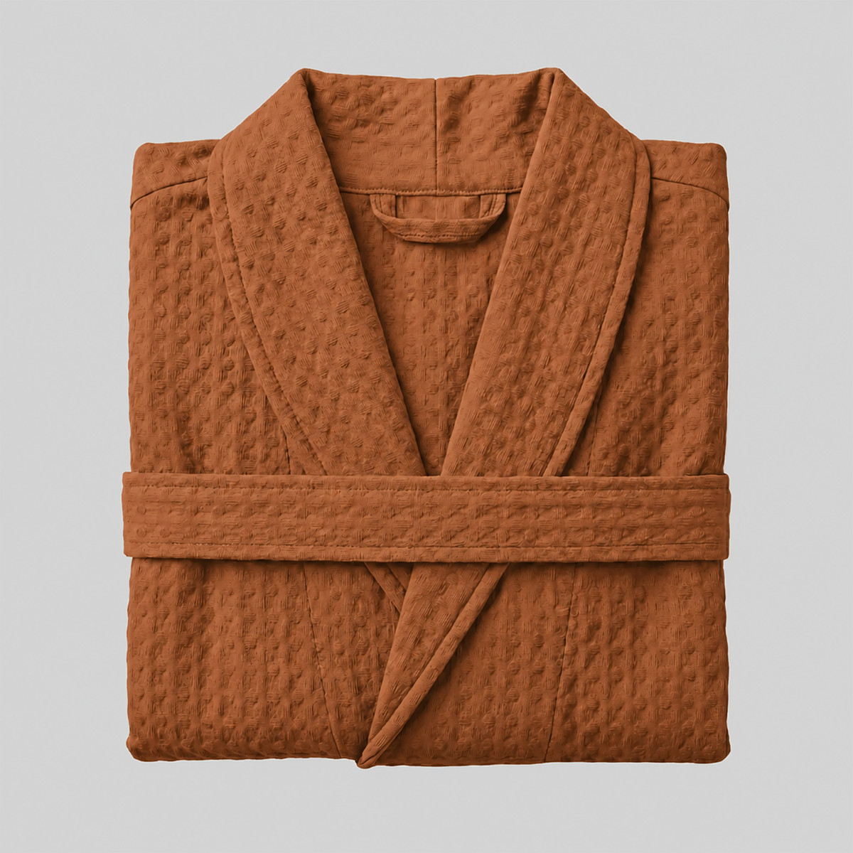 Waffle Cotton Bathrobe — product photograph 7