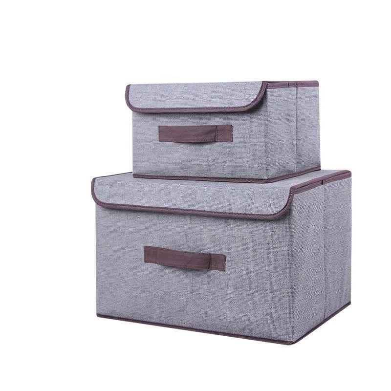 Lidded Linen Box Set — product photograph 2