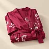 Blossom Satin Kimono – Fold & Tide