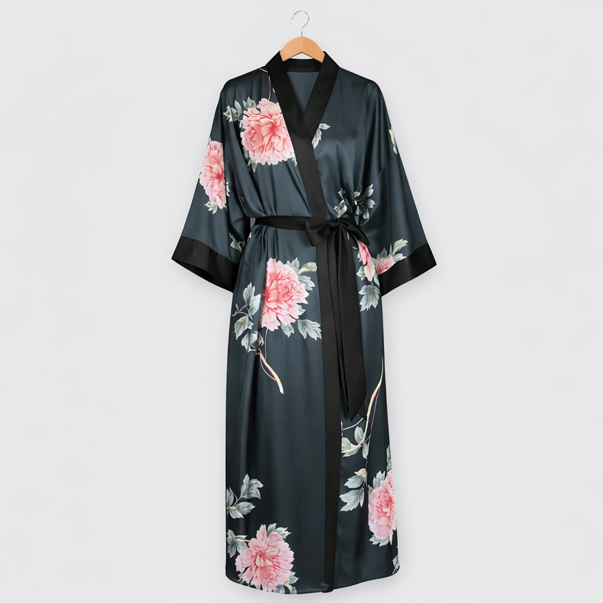 Blossom Satin Kimono