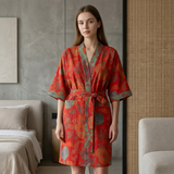 Botanical Cotton Robe