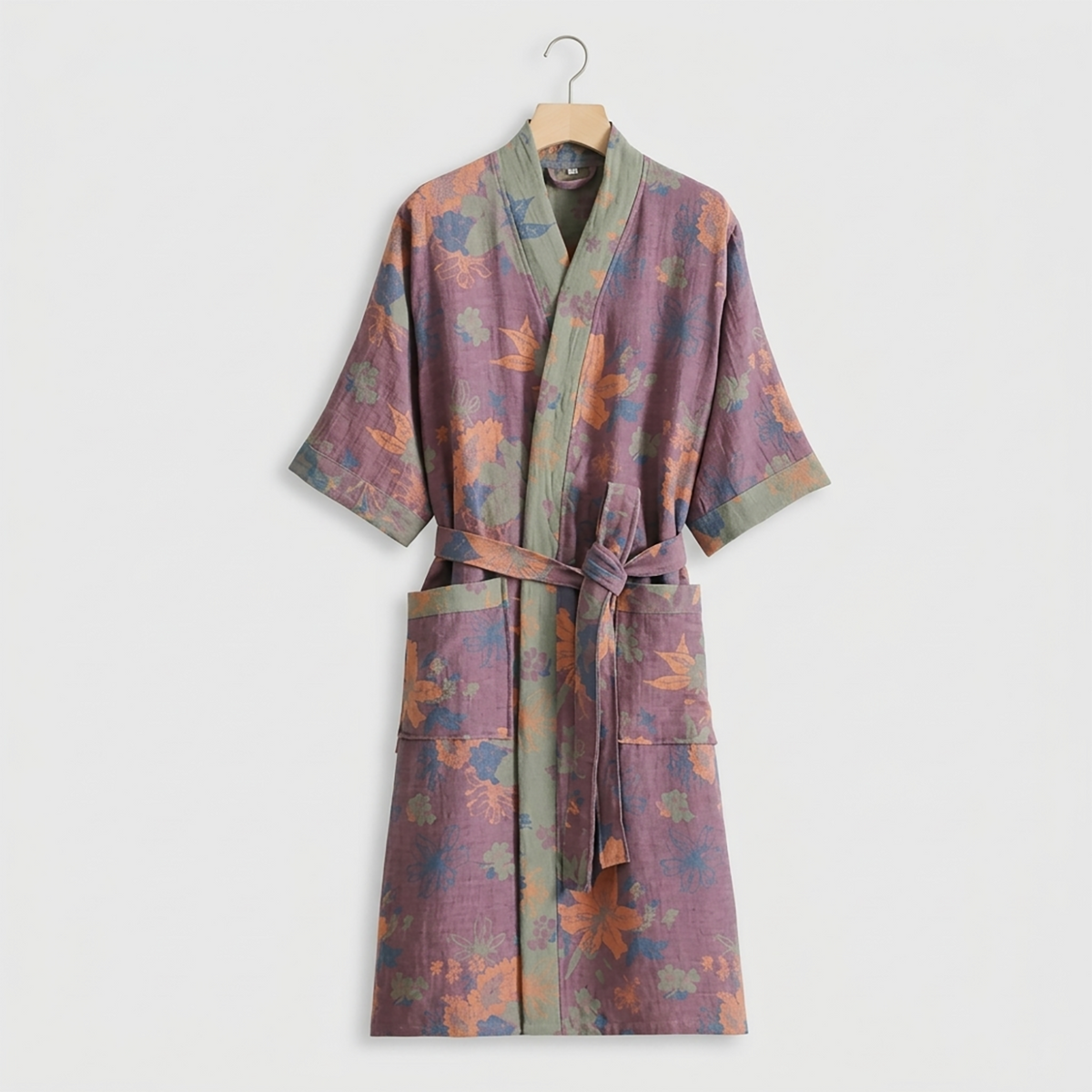 Botanical Cotton Robe