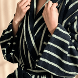 Cabin Stripe Robe — product photograph 2