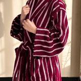 Cabin Stripe Robe — product photograph 5