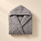 Cable Hooded Bathrobe – Fold & Tide