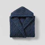 Cable Hooded Bathrobe