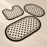 Check Bathroom Mat Set – Fold & Tide