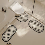 Check Bathroom Mat Set — product photograph 2