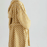 Checker Jacquard Robe — product photograph 3