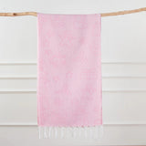 Pattern Hammam Towel — Plain Pink