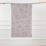 Pattern Hammam Towel — Beige Festive