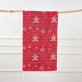 Pattern Hammam Towel — Red Festive