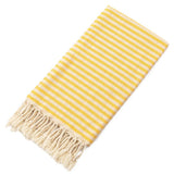 Coastline Hammam Towel — Tangerine Yellow