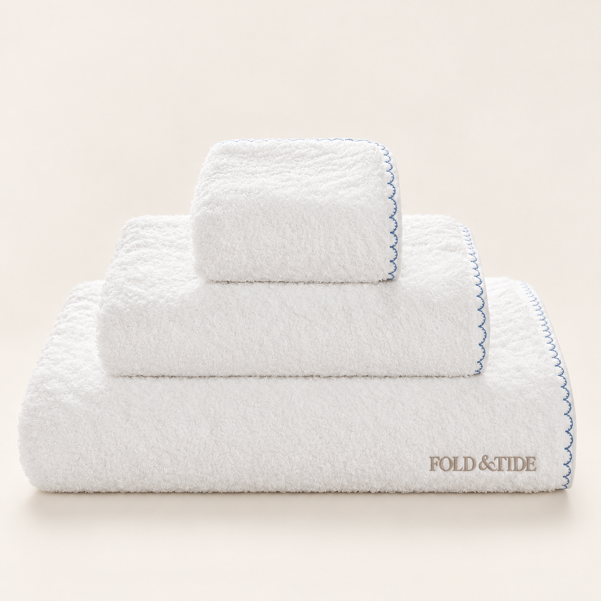 Fold & Tide — Mariner Towels — French Blue