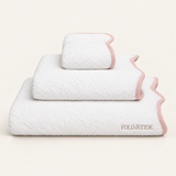 Fold & Tide Belmont Scallop Towels — Pearl
