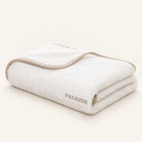 Fold & Tide — Linen Edge Towels — Snow