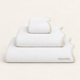 Fold & Tide Belmont Scallop Towels — Snow