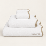 Fold & Tide Belmont Scallop Towels — Linen