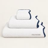 Fold & Tide Belmont Scallop Towels — Oxford