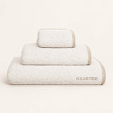 Fold & Tide — Linen Edge Towels — Snow