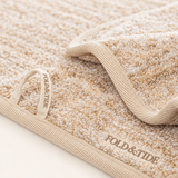 Fold & Tide Kingsbridge Towels — Snow/Fog