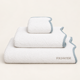 Fold & Tide Belmont Scallop Towels — Sea Mist