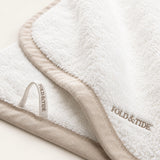 Fold & Tide — Linen Edge Towels — Snow