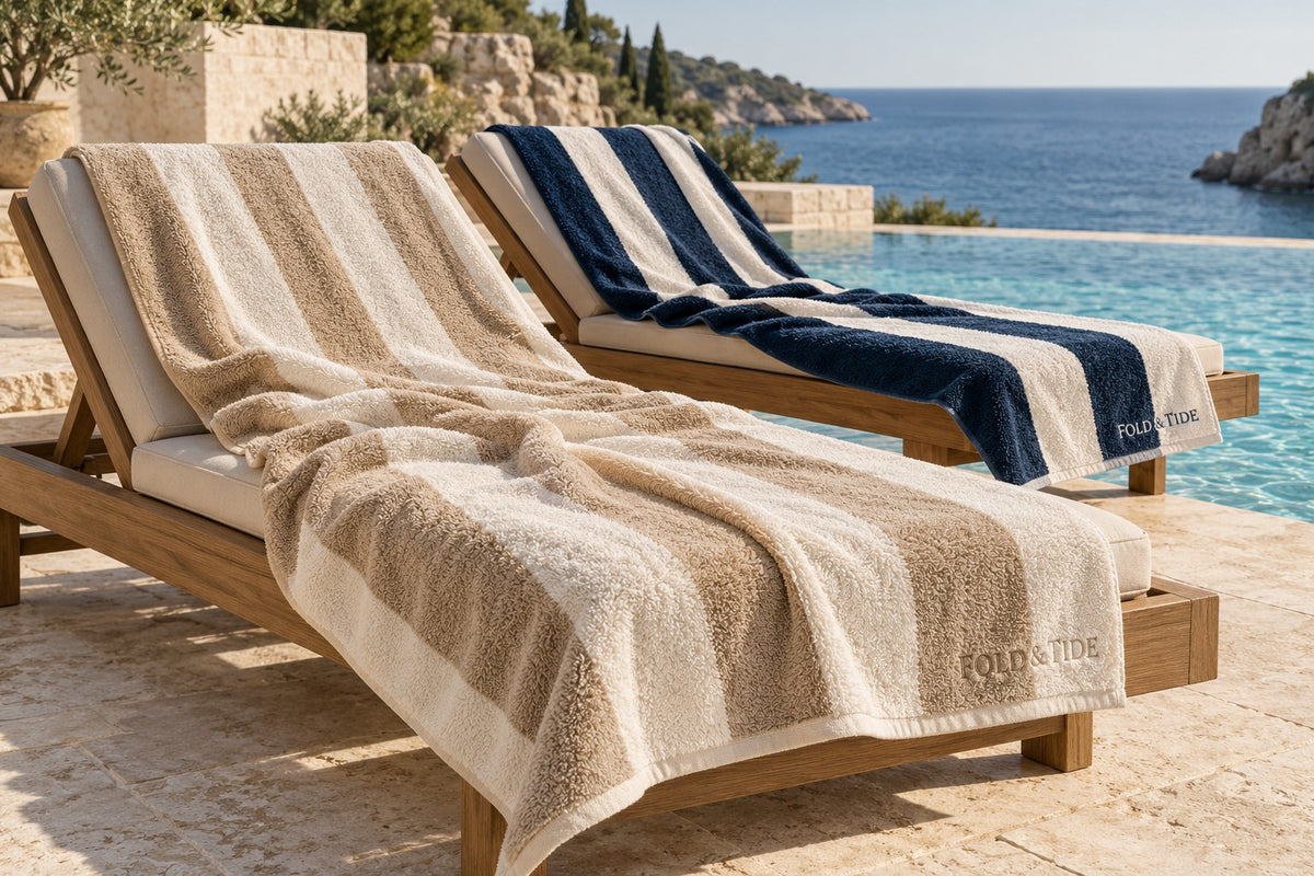 Fold & Tide beach design concept — not an approved physical product photograph
