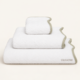 Fold & Tide Belmont Scallop Towels — Sage
