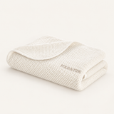 Fold & Tide Honeycomb Towels — Snow