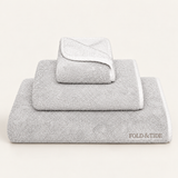 Fold & Tide — Duotone Towels — Cloud/White