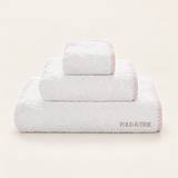 Fold & Tide — Lattice Towels — Blush