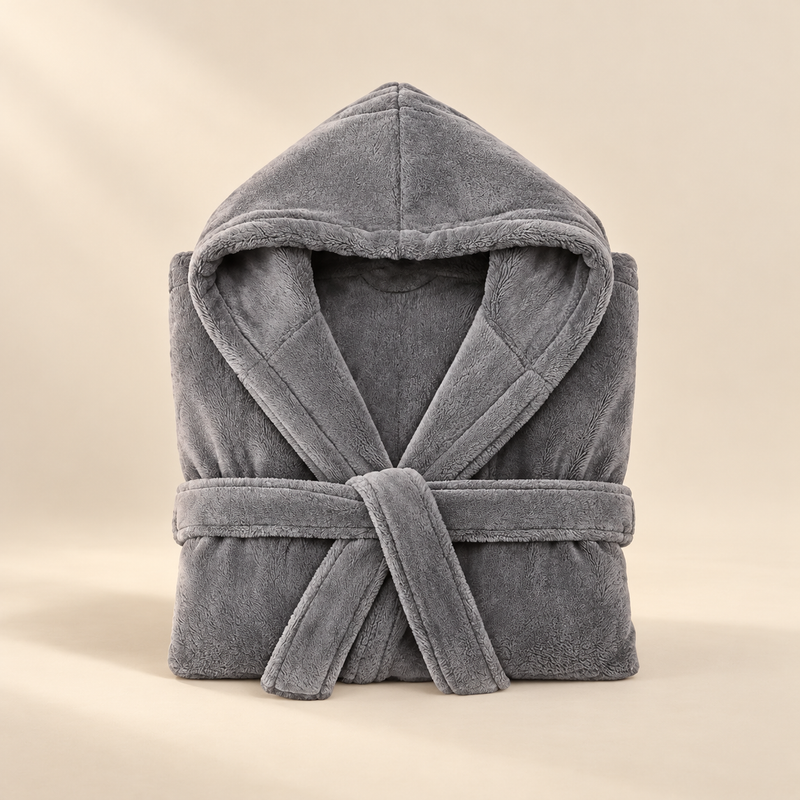 Hooded Lounge Bathrobe – Fold & Tide