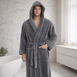 Hooded Lounge Bathrobe — product photograph 2