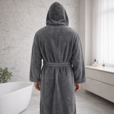 Hooded Lounge Bathrobe — product photograph 3