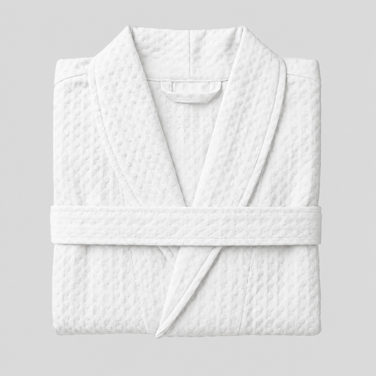 Waffle Cotton Bathrobe — product photograph 4