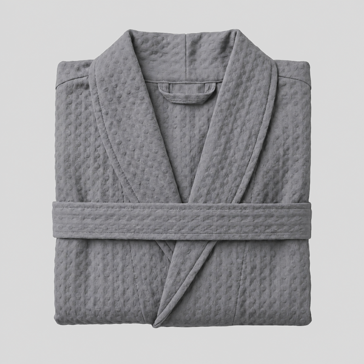 Waffle Cotton Bathrobe — product photograph 5
