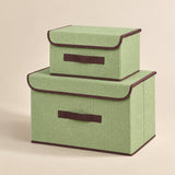 Lidded Linen Box Set – Fold & Tide