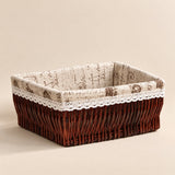 Lined Willow Basket – Fold & Tide