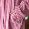 Pinstripe Hooded Robe — product photograph 5